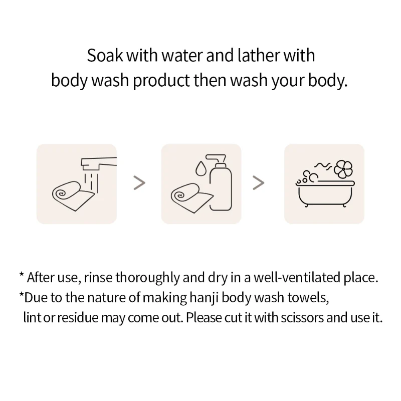 Hanji Body Wash Towel - Image 5