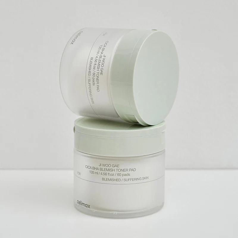 Ji Woo Gae Cica BHA Blemish Toner Pad - Image 7