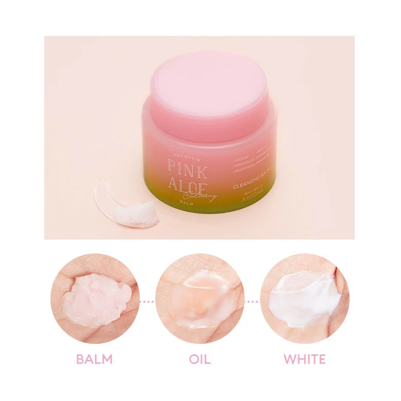 MISSHA Premium Pink Aloe Cleansing Balm - Image 3