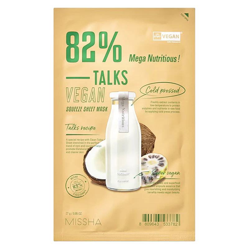 Talks Vegan Squeeze Sheet Mask - Image 7