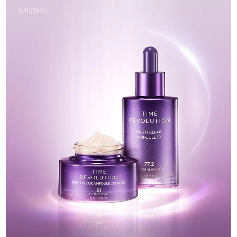 Time Revolution Night Repair Ampoule Cream 5x - Image 3
