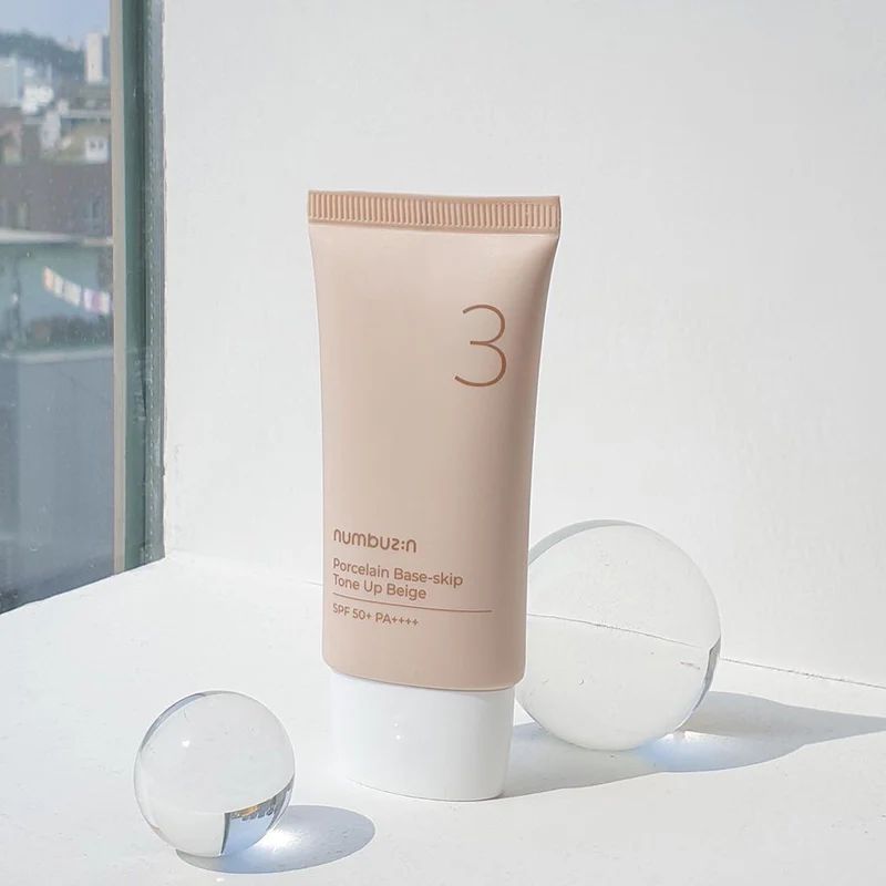 No.3 Porcelain Base-skip Tone Up Beige SPF50+ - Image 6