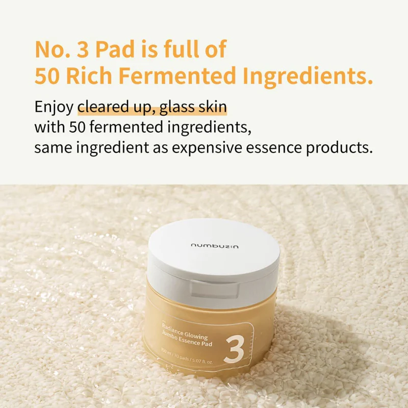 No.3 Radiance Glowing Jumbo Essence Pad - Image 7