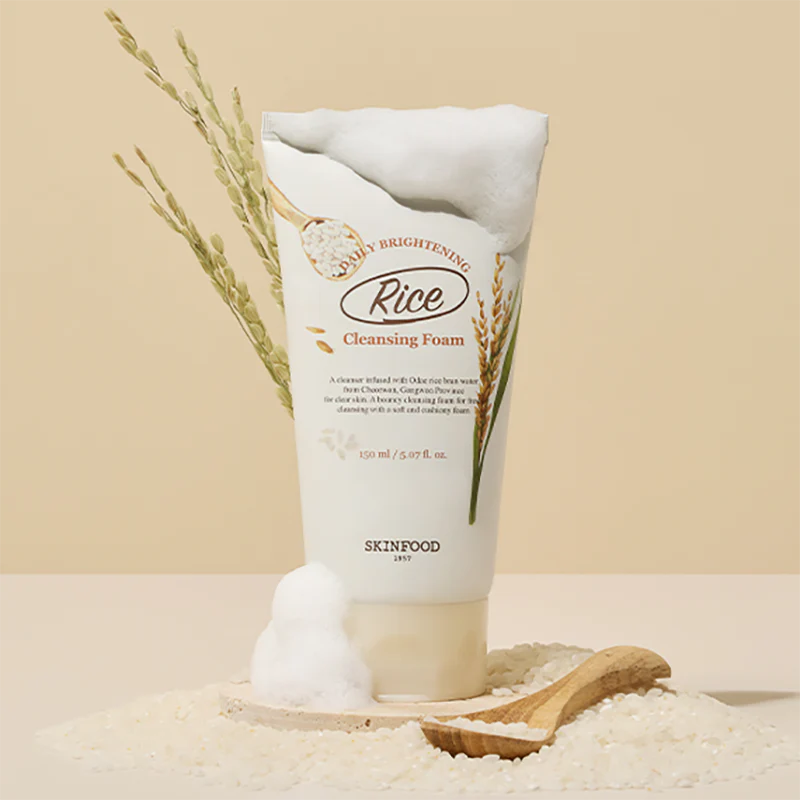 Rice Daily Brightening Cleansing Foam - Image 2