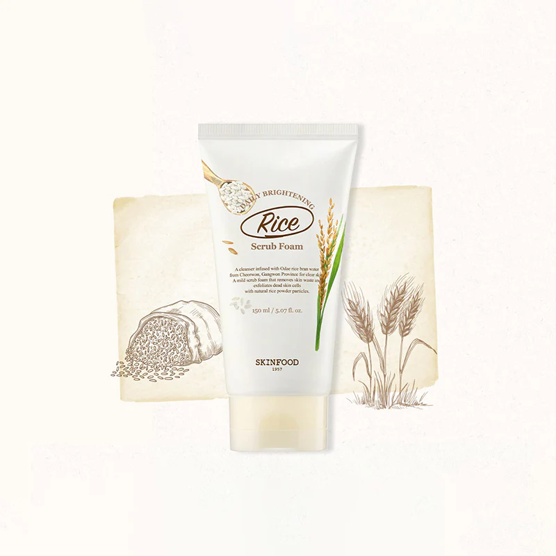 Rice Daily Brightening Scrub Foam - Image 4